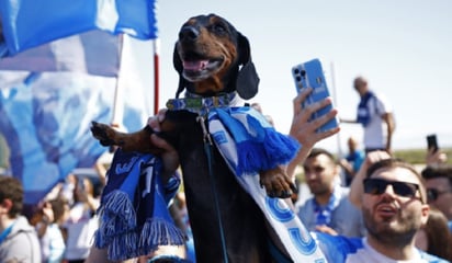 Los sismógrafos de Nápoles se activaron por festejos del campeonato