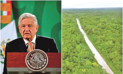 AMLO niega relleno de cuevas por Tren Maya