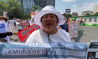 Madres buscadoras: '¡10 de Mayo no es fiesta, es de lucha!'