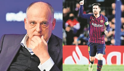  Javier Tebas, presidente de LaLiga, habló sobre el futuro de Messi: 'La salida de Busquets es el primer paso para que vuelva': La salida de una leyenda del Barcelona podría derivar en el regreso del astro argentino