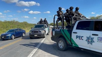 Supuestos hombres armados movilización a la policía