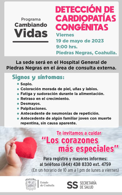 HG tiene registro para jornada de cardiopatías