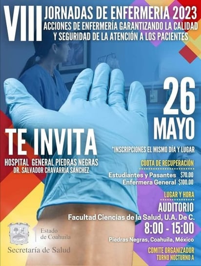 SSA invita a Jornadas de Enfermería el próximo 26 de mayo