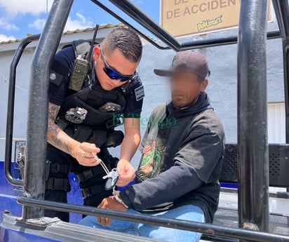 Lavacoches fue detenido por alterar el orden en la Zona Centro de Monclova 