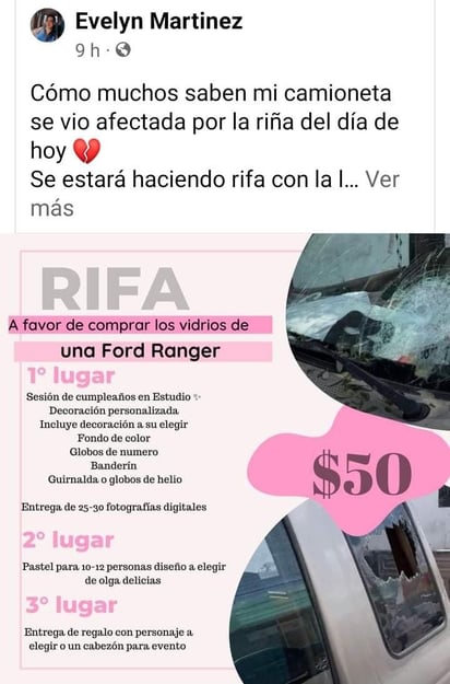 Monclovenses afectados por riña de obreros hacen rifas para reparar los daños