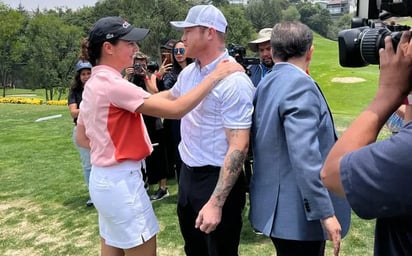 Lorena Ochoa y el 'Canelo' dos tapatíos unidos por el golf