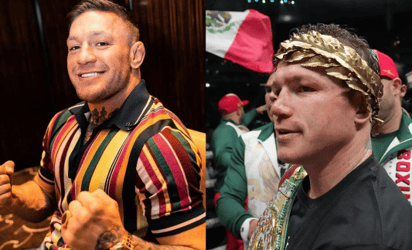 Conor McGregor lanza reto al Canelo Álvarez: “Pelearía con él sin problema”: Álvarez todavía no define quién será su siguiente rival tras derrotar a John Ryder el pasado 6 de mayo
