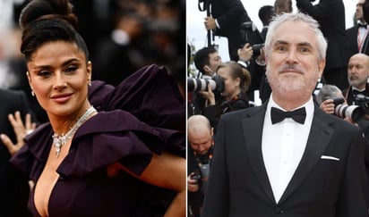 Salma Hayek y Cuarón, presentes en la premier de la nueva cinta de Scorsese en Cannes: \'Killers of the Flower Moon\' es estelarizado por Leonardo Di Caprio, Robert De Niro y Lily Gladstone