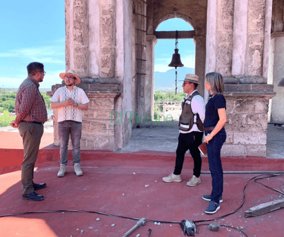 Afectaciones a la iglesia Santiago Apóstol ya fue reportado ante el INAH