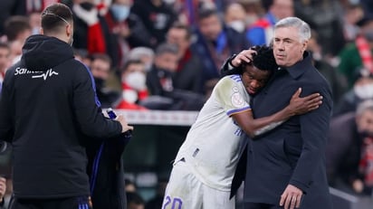 Vinícius no entrenó y Ancelotti le daría vacaciones