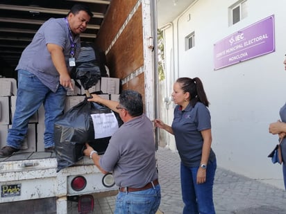 IEC: Llegan boletas que se usarán en las elecciones del 4 de junio a Monclova