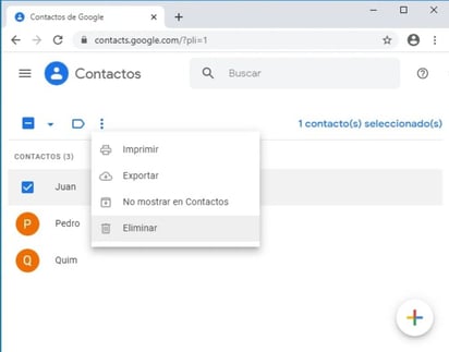 Google va a eliminar tus contactos si no haces esto