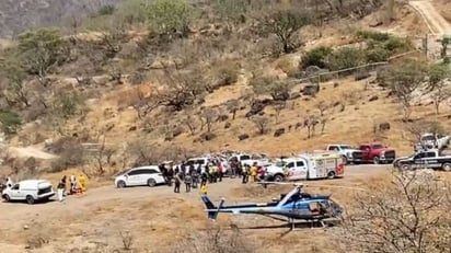 Restos humanos son encontrados en una barranca en bolsas negras desechas, durante el operativo en Guadalajara