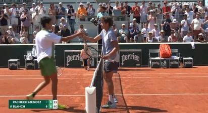 Rodrigo Pacheco es eliminado de Roland Garros