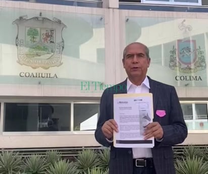 Alcalde en la Cámara de Senadores tratando temas de obreros de AHMSA