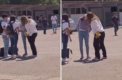 Madre agrede a alumna en preparatoria