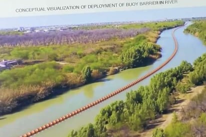 ¿EU invade territorio mexicano con muro de boyas flotantes?