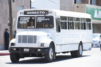 Transporte colectivo debe respetar una frecuencia de 10 minutos