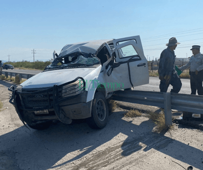 Trabajadores de mina vuelcan entrando a Monclova 