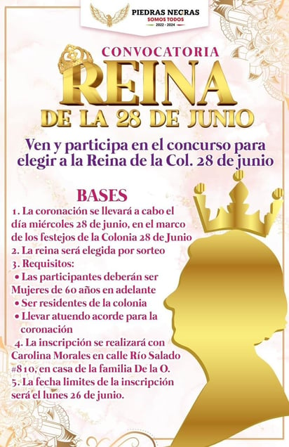 Invitan al certamen de la reina del adulto mayor 