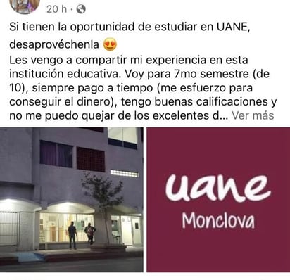 Universitarios de UANE se quejan por incremento y costos de colegiaturas 