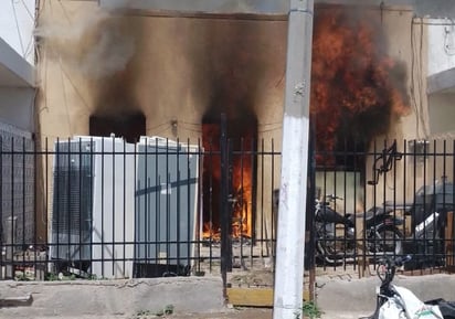 Se incendia domicilio en la Zona Centro de Piedras Negras 