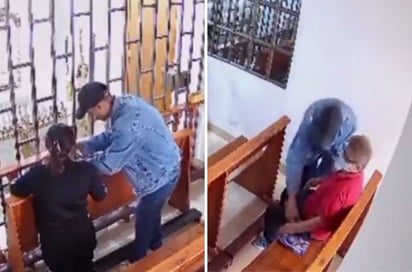 ¡Sin temor a Dios! Ladrón roba a feligreses en iglesia