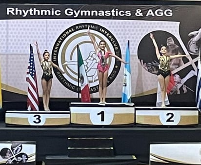 Lilia Li Wong gana segundo lugar en evento internacional de gimnasia artística