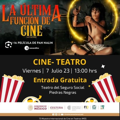 Teatro del IMSS inicia actividades del programa Muestra Internacional de CINE