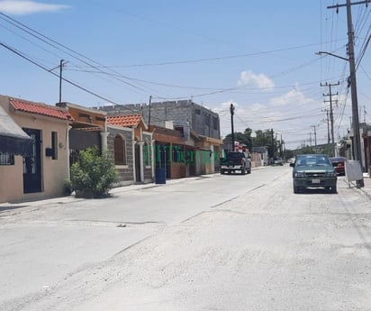 Bacheo necesario en la calle Augusto Spies de la colonia Obrera Sur Segundo Sector