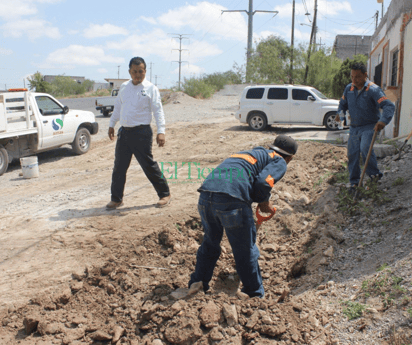 Obras de Simas son interrumpidas a causa de las lluvias en la localidad