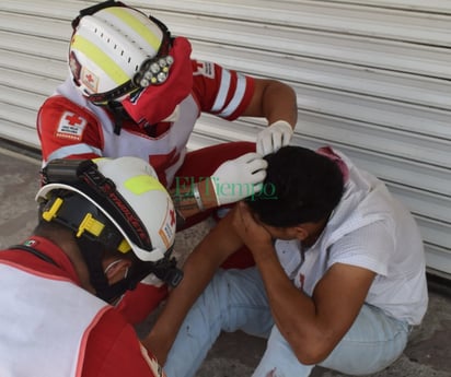 Un herido arroja céntrica colisión