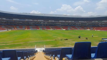 ¡Terrible! Así lucía la cancha de La Corregidora, su estado impidió el juego entre Querétaro y América