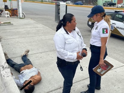 Ebrio sujeto que dormía provoca movilización de autoridades 