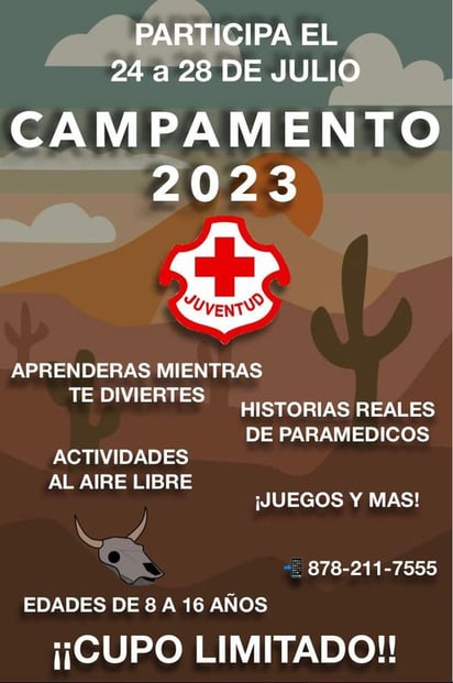 Cruz Roja invita a curso de verano para niños de 8 a 16 años