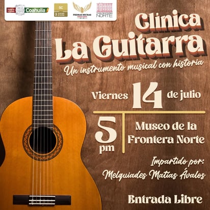 Invitan a clínica de guitarra 