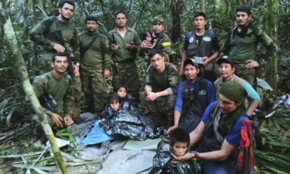 Salen del hospital los niños que estuvieron 40 días perdidos en la selva colombiana