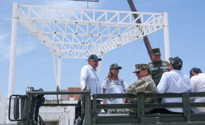 AMLO supervisa avances en la construcción del Aeropuerto Internacional de Tulum