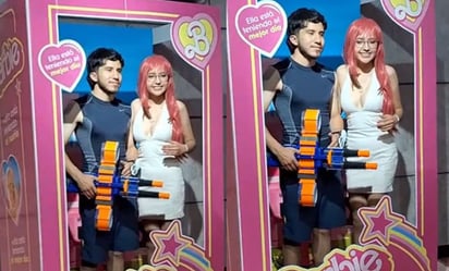 TikTok: Joven se viste de Max Steel para ver Barbie con su pareja y se viraliza