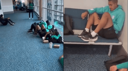 VIDEO: Jugadores del Club León se encuentran varados en el aeropuerto sin poder viajar al siguiente partido de Leagues Cup