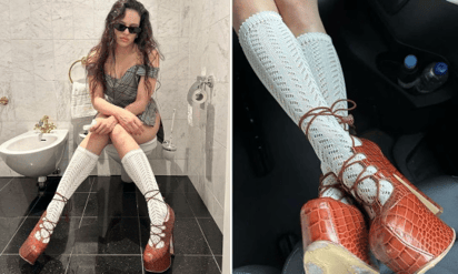 Rosalía luce los zapatos más extravagantes de la temporada