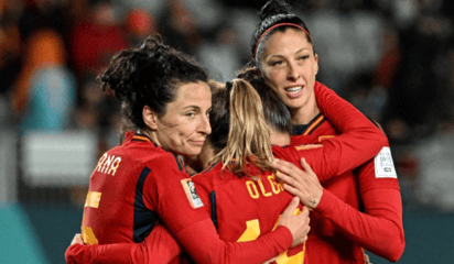 ¡Despertó la crack española! Jenni Hermoso marcó doblete ante Zambia