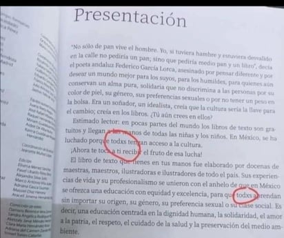 ¿Todes o Todxs en los libros de texto?, ciudadanos lo rechazan