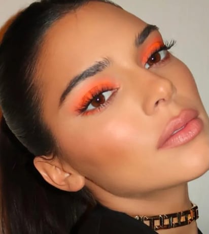 La tendencia de maquillaje más atrevida del verano: orange negroni makeup: Esta tendencia cautivó hasta a Kendall Jenner, anímate a probarla