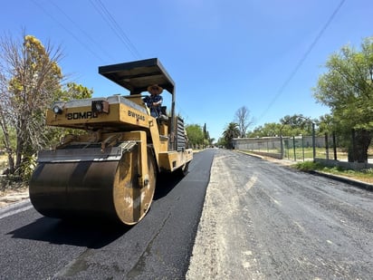 Pavimentación en Allende continúa 