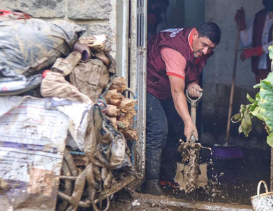 Tras lluvias e inundaciones salen afectadas más de 250 casas en Chalco