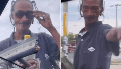 ¿Snoop Dogg cambia de profesión? Joven encuentra al doble del cantante y se hace viral en TikTok