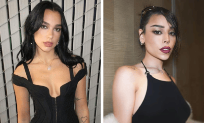 Dua Lipa y Danna Paola lucen igual con looks que dejan sus caderas al desnudo