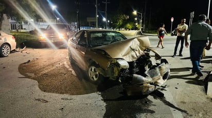 Un herido y daños materiales deja accidente vial en PN 