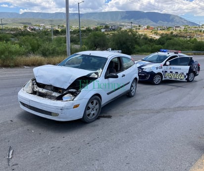 Menor resulta lesionado en fuerte choque suscitado en la colonia 288